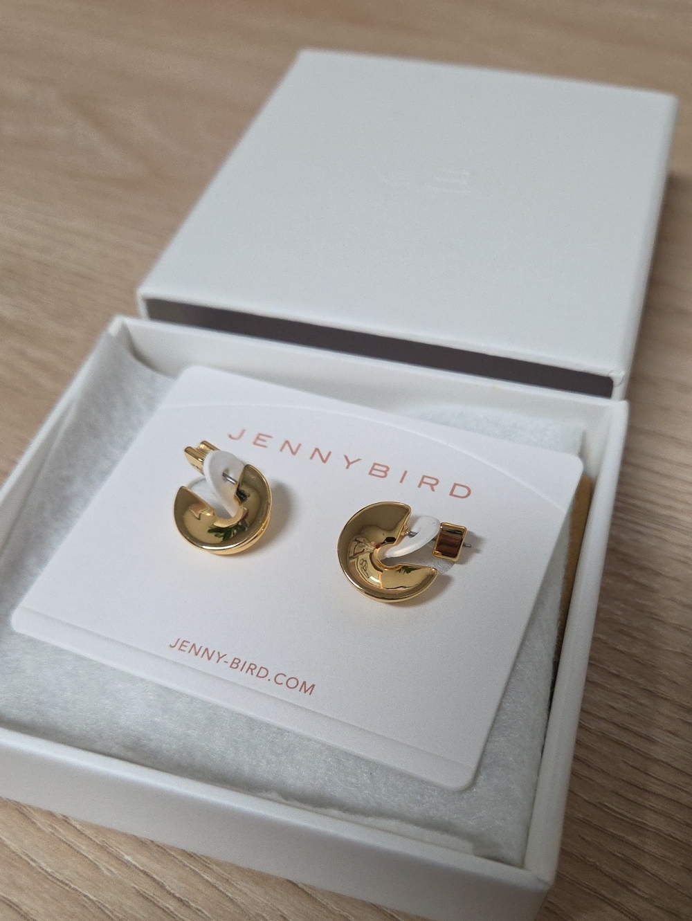 Jenny Bird Hidden Heart Small Hoops